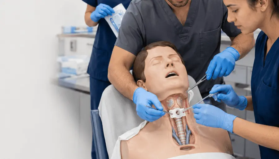Cricotiroidotomía y Traqueostomía: Entrenamiento Práctico de Acceso Quirúrgico de la Vía Aérea